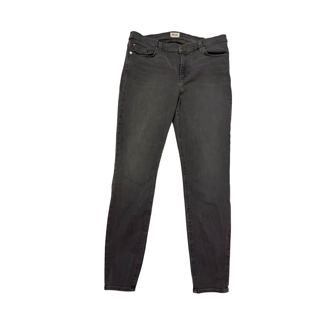 Hudson Krista Super Skinny Jeans Charcoal Gray Size 32 Premium Denim Womens